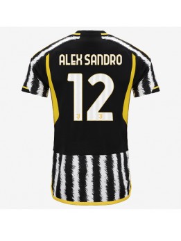 Moški Nogometna dresi replika Juventus Alex Sandro #12 Domači 2023-24 Kratek rokav